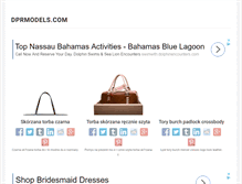 Tablet Screenshot of dprmodels.com